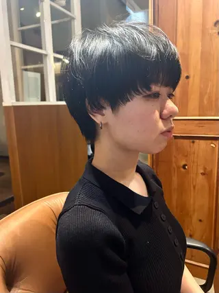 ショート ブラウンカラー 🦔🪷なりたりみのヘアスタイル