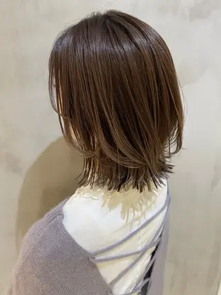 ミディアム カラー ヘアアレンジ ネイル マツエク・マツパ 夜23時まで予約🉑 reverieあきらのヘアスタイル