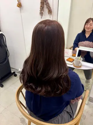 ロング カラー 透明感カラー/名古屋 /栄/木下奈々望のヘアスタイル