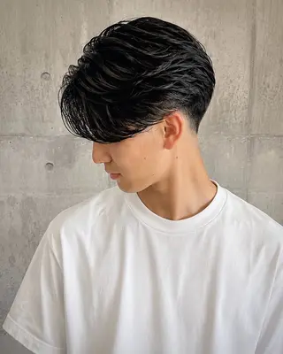 メンズ メンズ縮毛矯正 🎖アジマ リョオのヘアスタイル
