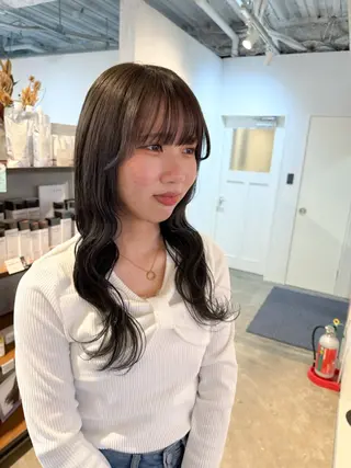 ロング 宮原 愛果のヘアスタイル