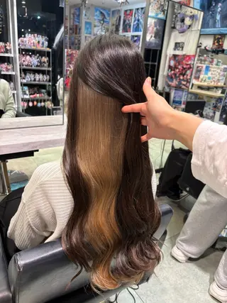 ロング カラー 推しカラー/ ミクのヘアスタイル