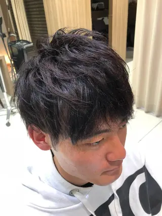 ショート ヘアアレンジ メンズ メンズパーマ特化/ メッシュ/薫/店長のヘアスタイル