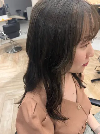 ロング カラー 縮毛/パーマ/カラー LUVISM佐藤里咲のヘアスタイル