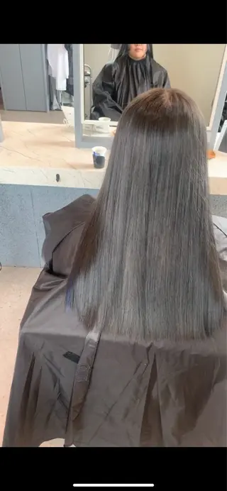 ロング カラー Agu peachのヘアスタイル