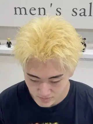 カラー メンズ 🔥パーマ/メンズ カット特化🔥真裟斗のヘアスタイル