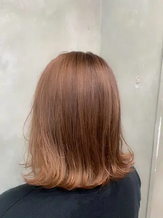 ミディアム カラー 🌈髪質改善💕 縮毛矯正✨青木まで✨のヘアスタイル
