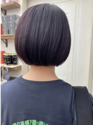ミディアム カラー パーマ ヘアアレンジ 【ヘアケア特化型】 newi天王寺のヘアスタイル