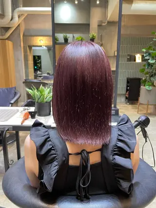 ミディアム カラー ✵髪質改善 レイヤー 佐藤琉好✵のヘアスタイル