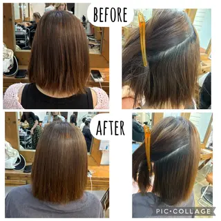 ミディアム 小野 咲雪のヘアスタイル