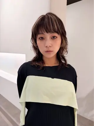 ミディアム 艶カラー/高円寺 MIHOのヘアスタイル