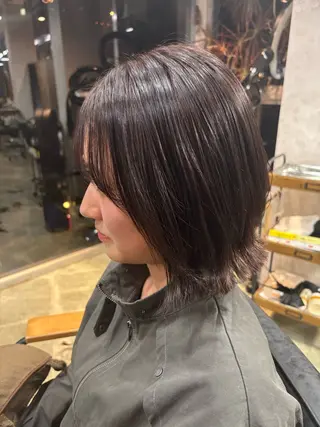 ショート ダメージレス縮毛矯正 カット//あさみ🌈のヘアスタイル