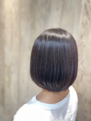 ミディアム 亀田 実花のヘアスタイル