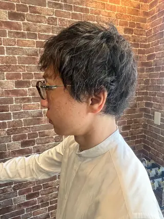 ショート カラー パーマ ヘアアレンジ メンズ キッズ ネイル マツエク・マツパ アイブロウ 久木原 ゆりのヘアスタイル