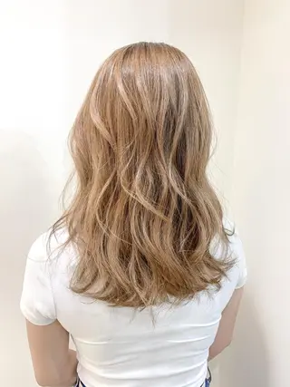 ロング カラー 縮毛矯正/髪質改善 /韓国風 山川春輝のヘアスタイル