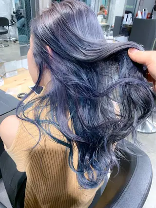 ロング カラー ヘアアレンジ 当日予約⭕️ JUNYAのヘアスタイル