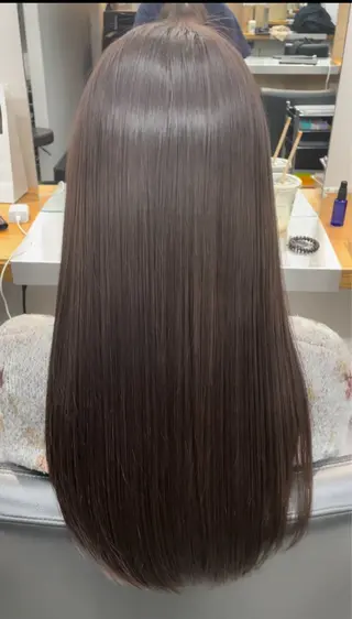 ロング 江藤 かえでのヘアスタイル
