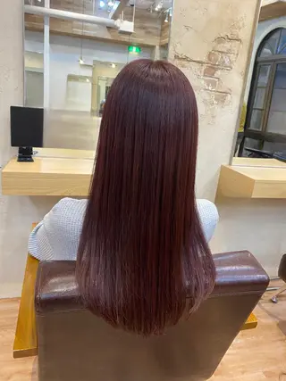 ロング カラー マンツーマン 美容師💚コウブチのヘアスタイル