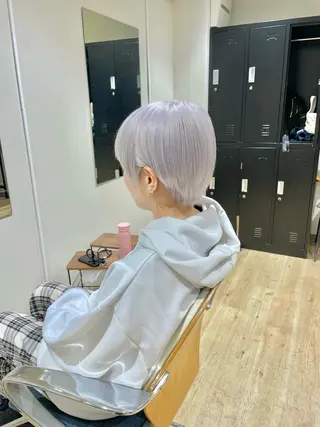 ショート カラー エビスザキレン/メン ズ/心斎橋🌳のヘアスタイル