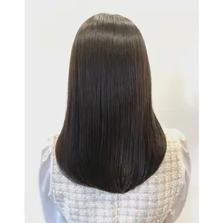 セミロング 福積 めぐみのヘアスタイル