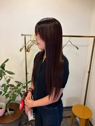 ロング カラー 高品質シールエクステ /栄/艶髪/HIROのヘアスタイル