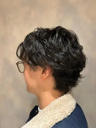 パーマ メンズ 横浜カラー/ブリーチ 💭SAKI💫のヘアスタイル