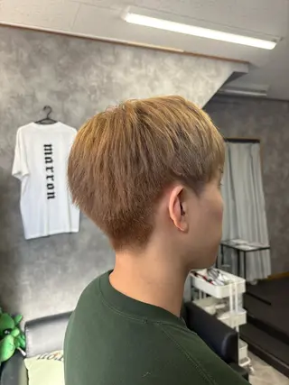 カラー メンズ ヘアーメイクマロン ヘアーメイクマロンのヘアスタイル