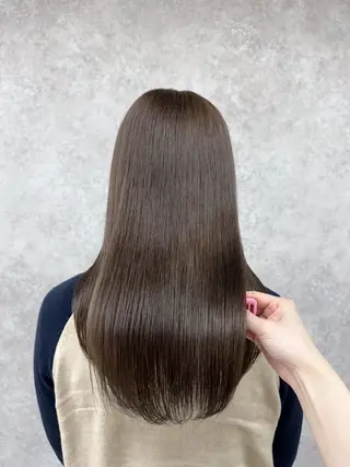 セミロング カラー 村田梨乃/ minim hairのヘアスタイル