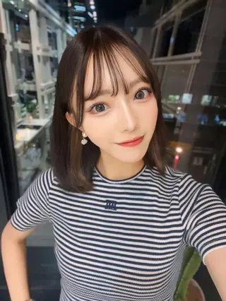 ショート カラー うる艶カラー/恵比寿 ベージュ/丸山陽平のヘアスタイル