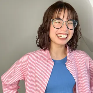 ミディアム カラー パーマ 🌼似合わせのプロ 心斎橋/rena🌼のマツエク・マツパデザイン