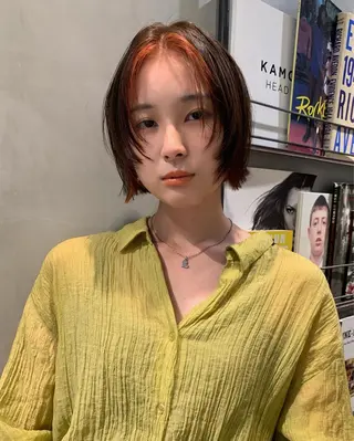 ショート カラー アンニュイヘア🪽 ayumiのヘアスタイル