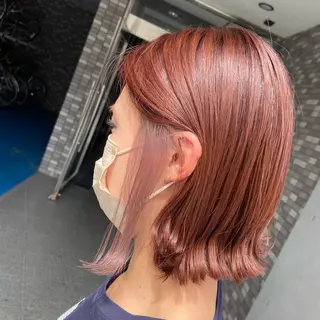 ショート カラー 💜推しインナー カラー/菊池柊真💜のヘアスタイル