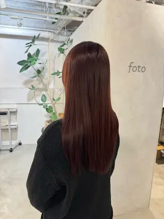 セミロング 新宿/顔周りカット +レイヤー=しずく♩のヘアスタイル