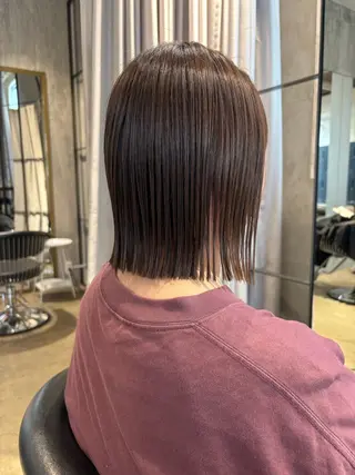 ミディアム 西田  美侑/ 前髪・顔周りカットのヘアスタイル