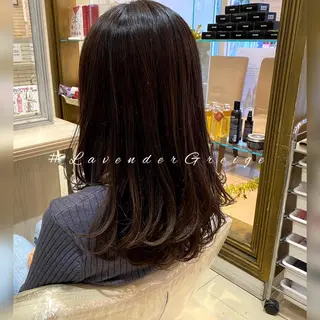 セミロング カラー 似合う髪型見つけます AYAKAのヘアスタイル