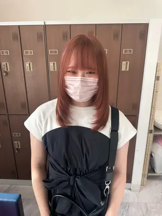 ミディアム カラー Lantana 前野心結のヘアスタイル