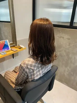 ミディアム 鈴木 優一のヘアスタイル