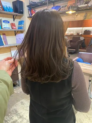 ロング カラー ヘアアレンジ 中村 彩乃のヘアスタイル