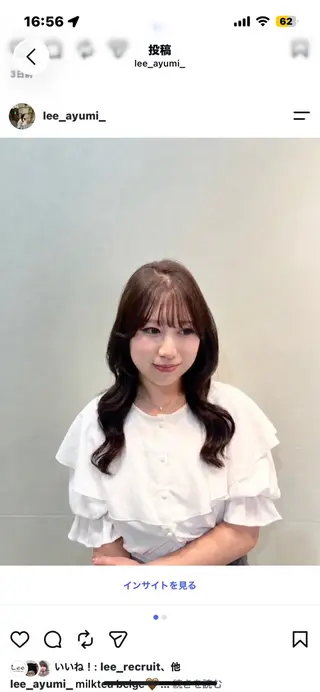 ロング Ayumi / Lee尼崎のヘアスタイル