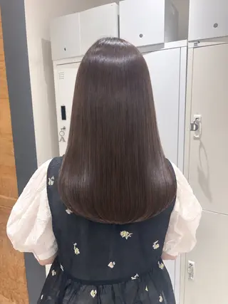 セミロング カラー newi ＋uta＊ りさのヘアスタイル