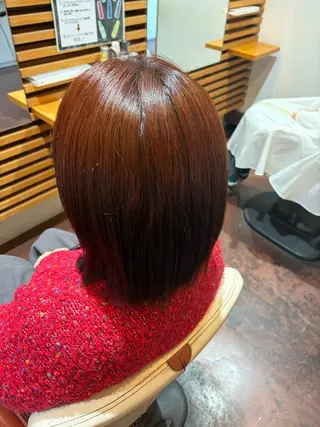 カラー 内村紫里/カット/ カラー/モデル募集中のヘアスタイル