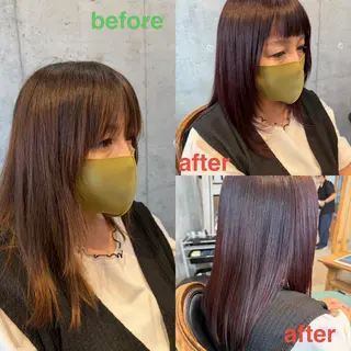 ミディアム カラー ヘアアレンジ 🍀Ryosuke 🍀のヘアスタイル