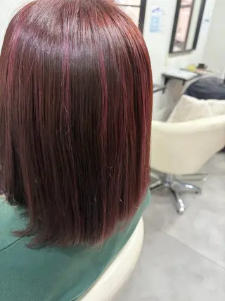 カラー ストレート/カラー 特化雪本☃️のヘアスタイル
