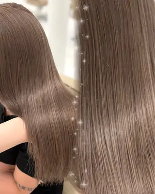 ロング カラー 河合 愛実のヘアスタイル