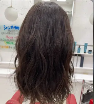 セミロング ヘアアレンジ レディースパーマ/ 谷澤佑貴のヘアスタイル