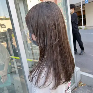 ミディアム カラー ヘアアレンジ ハッシュカット/レイ ヤーカットArataのヘアスタイル