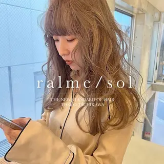 ロング 星野花月 🍇暖色カラー🫐のヘアスタイル