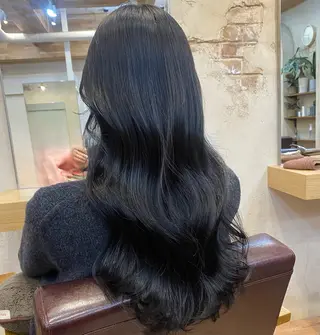 ロング カラー マンツーマン 美容師💚コウブチのヘアスタイル