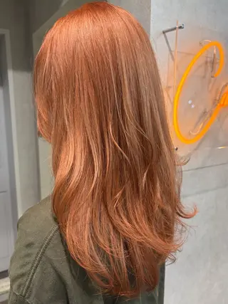 ロング カラー 透明感カラー🫧🎀 まりなのヘアスタイル