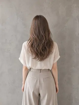 セミロング 🫧‪縮毛矯正 かとうよしき🫧のヘアスタイル
